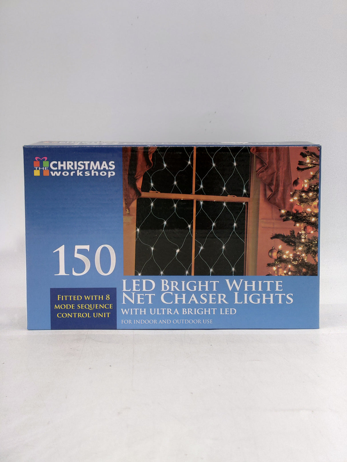 Christmas workshop 150 LED net lights - white (1.5m x 1m)