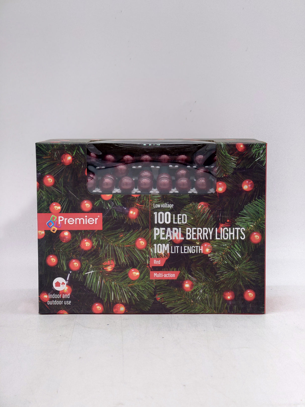 Premier 100 LED Berry lights - red (10m)