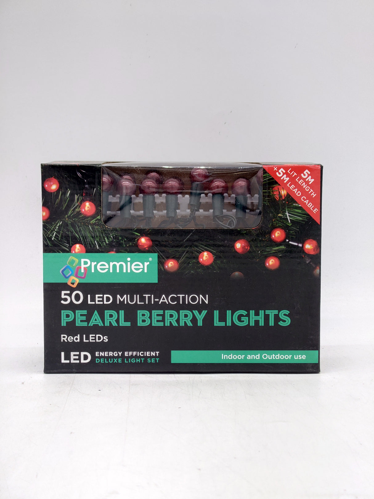 Premier 50 LED Berry lights - red (5m)