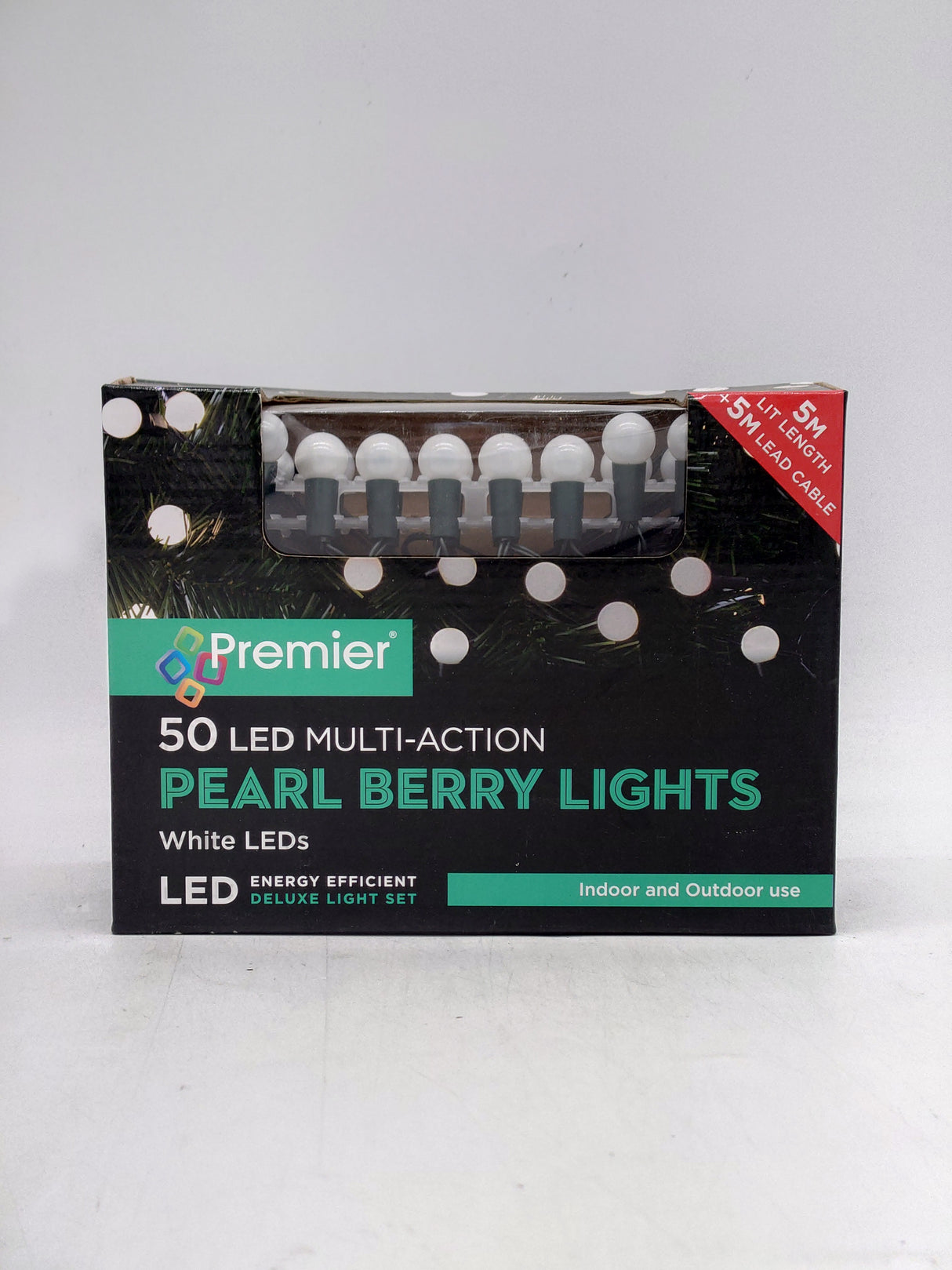 Premier 50 LED Berry lights - white (5m)