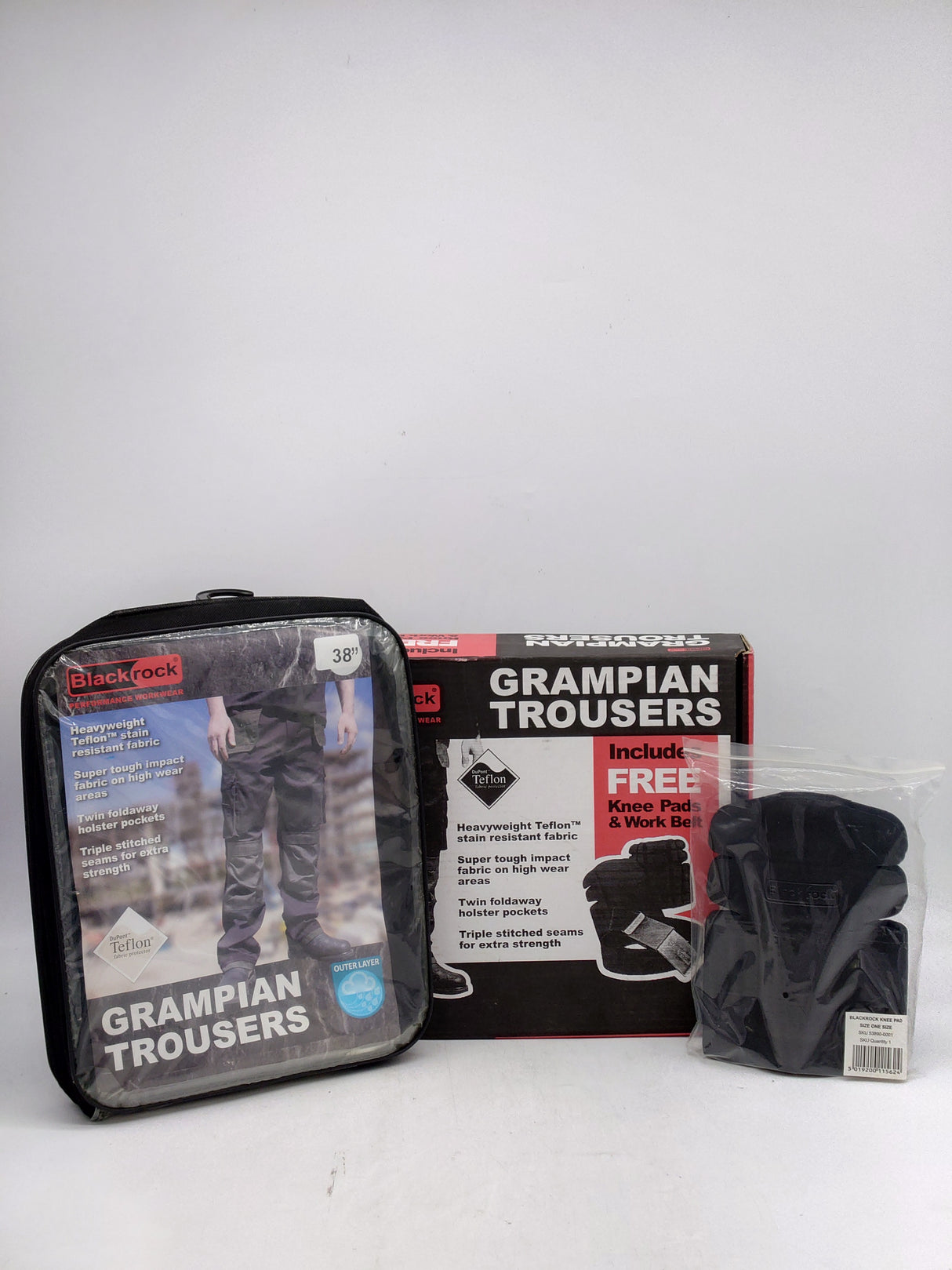 Blackrock Grampian trousers + knee pads (no belt) - 38"R