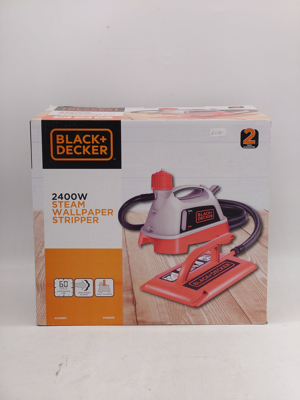 Black & decker 2400w steam wallpaper stripper