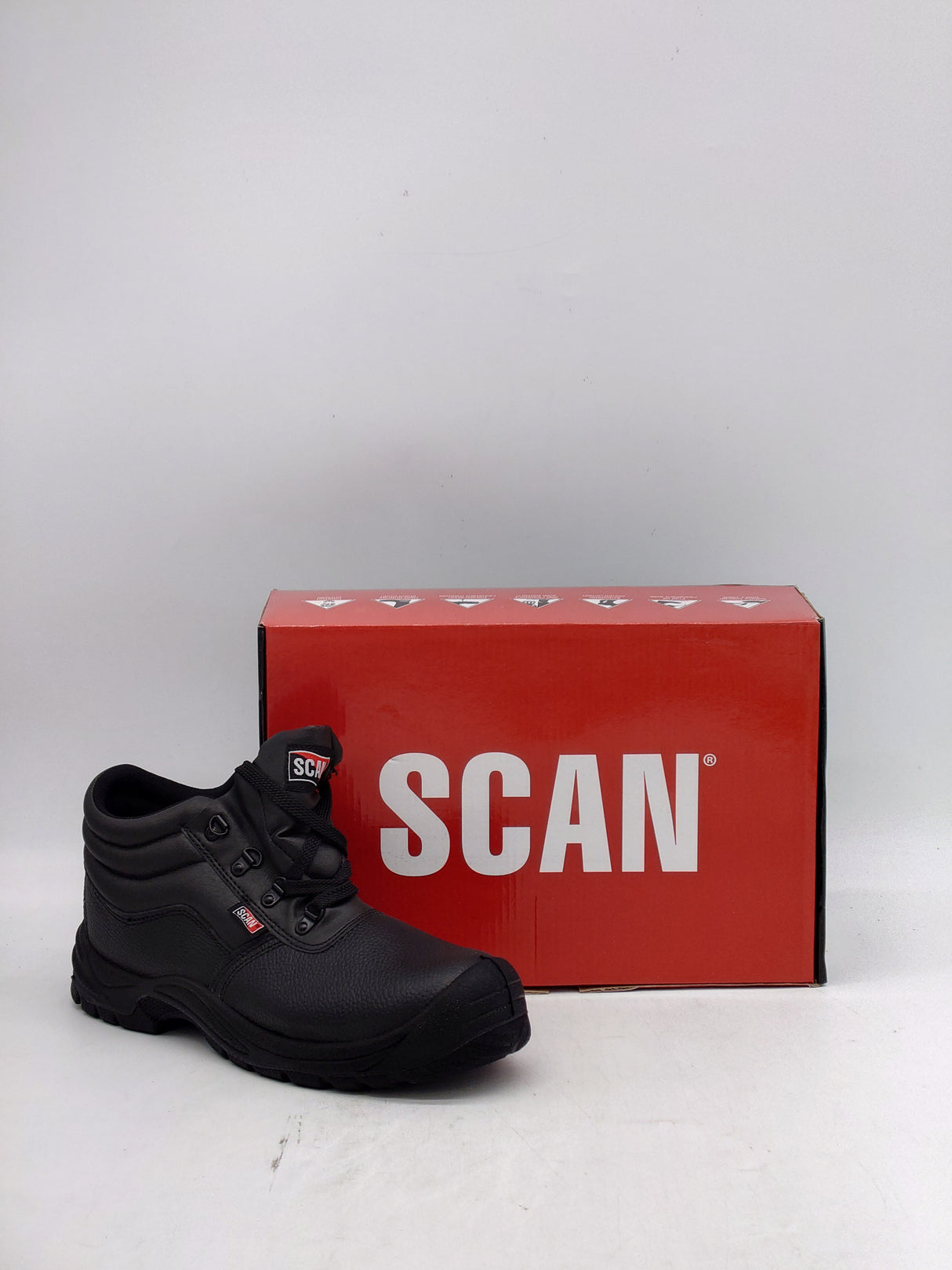 Scan steel toe cap boots - size 10