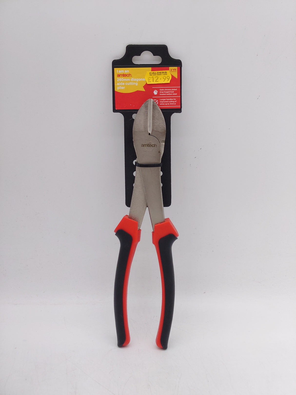 Amtech 260mm diagonal side cutting pliers