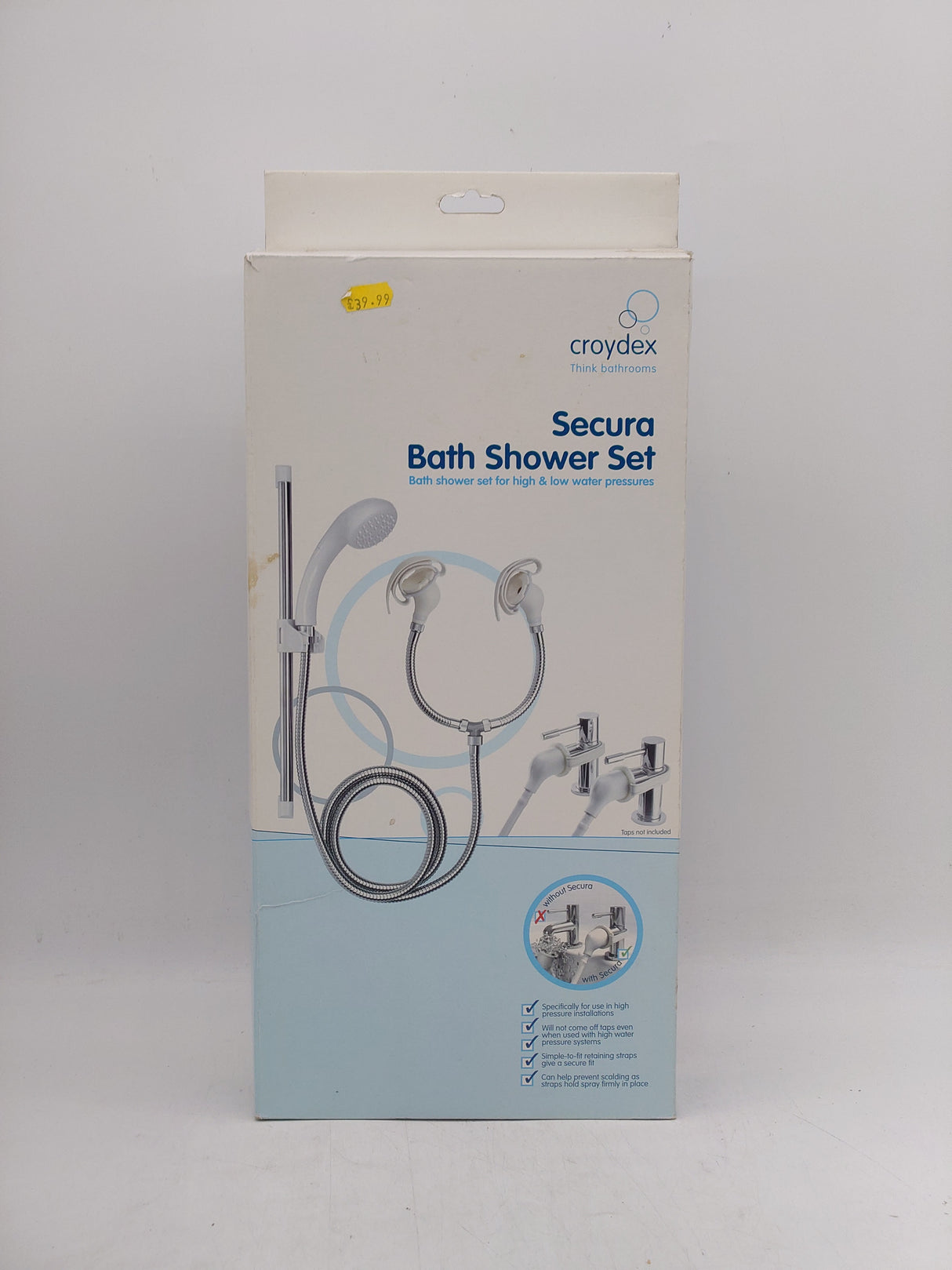 Croydex secura bath shower set