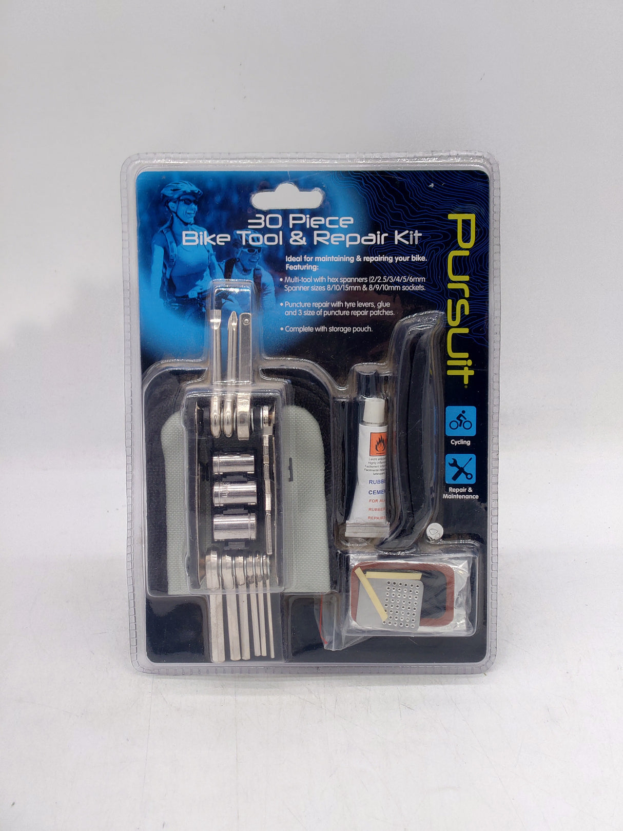 Pursuit bike tool & repair kit (30pc)