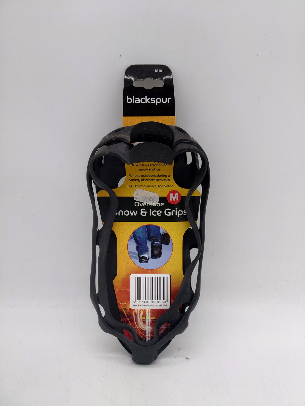 Blackspur overshoe snow & Ice grips - M (size 6-9)