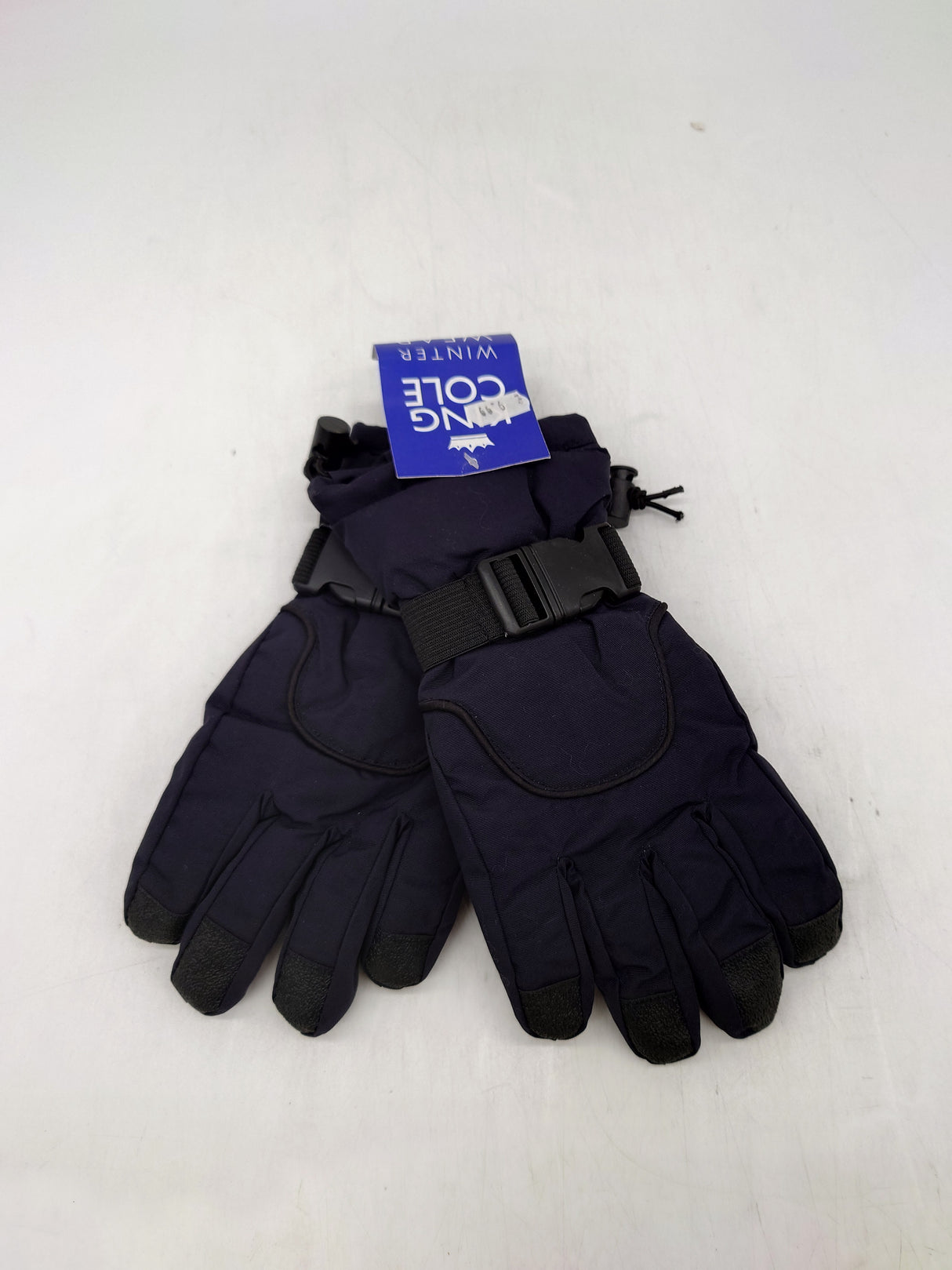 Thick waterproof gloves - navy blue