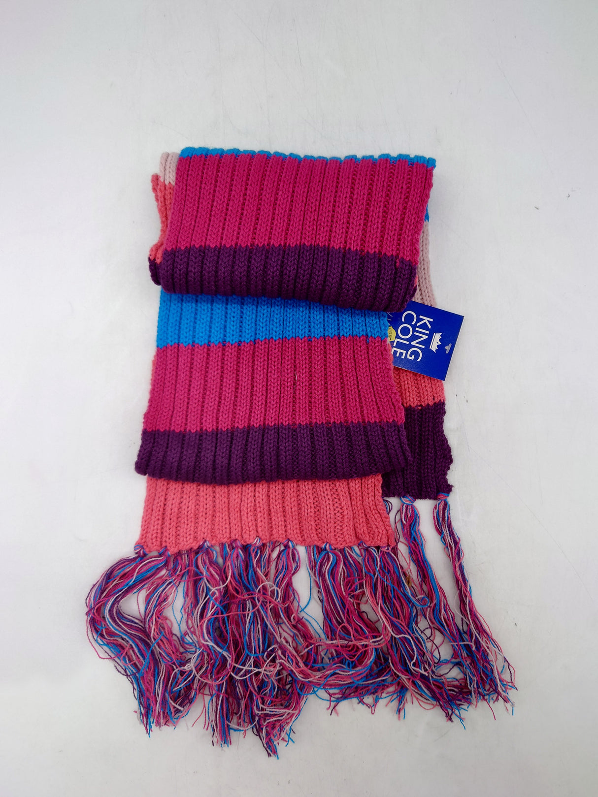 Knitted scarf - striped