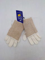 knitted gloves with outer sleeve - assorted colours