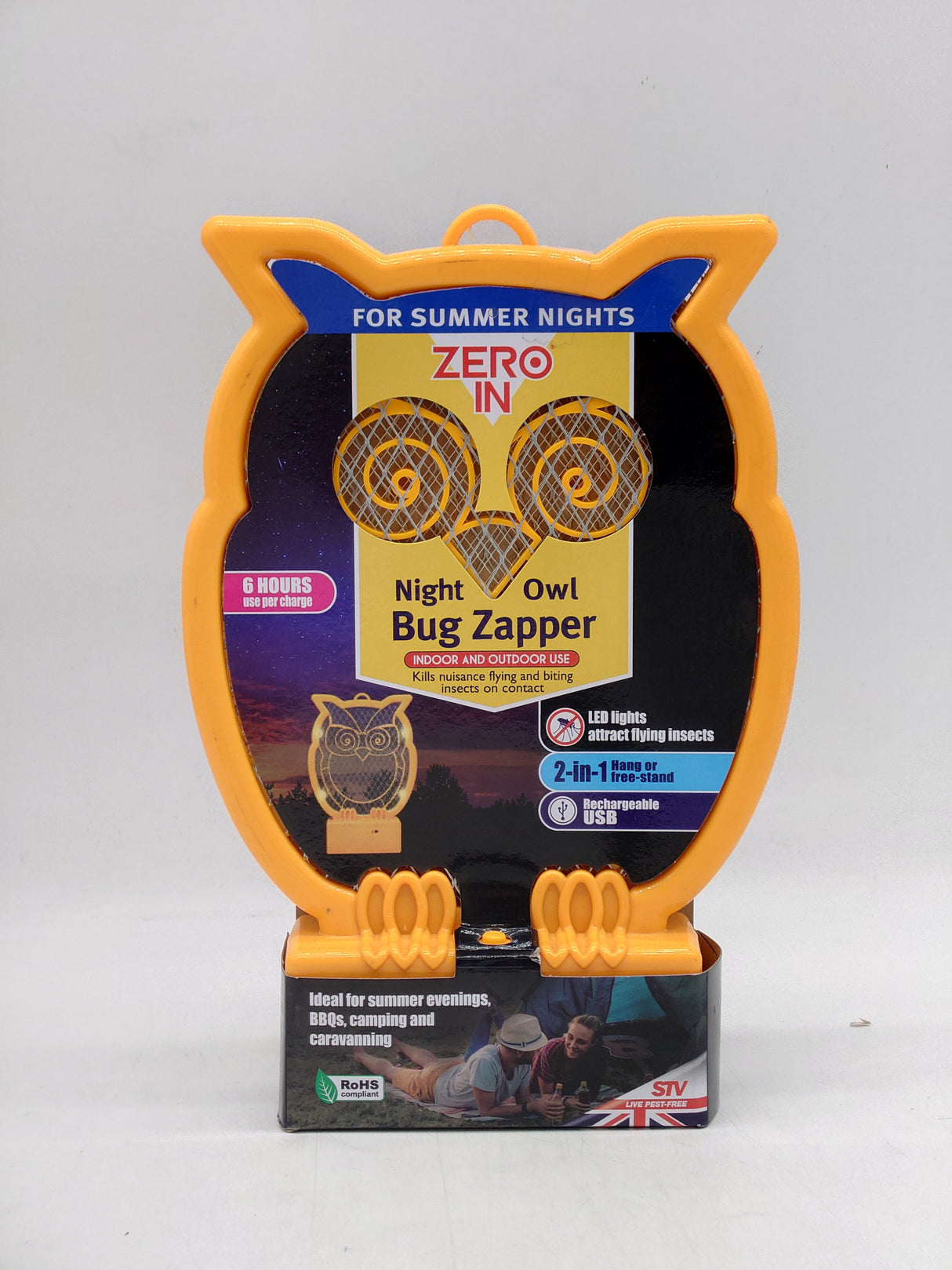 Zero-in night owl bug zapper