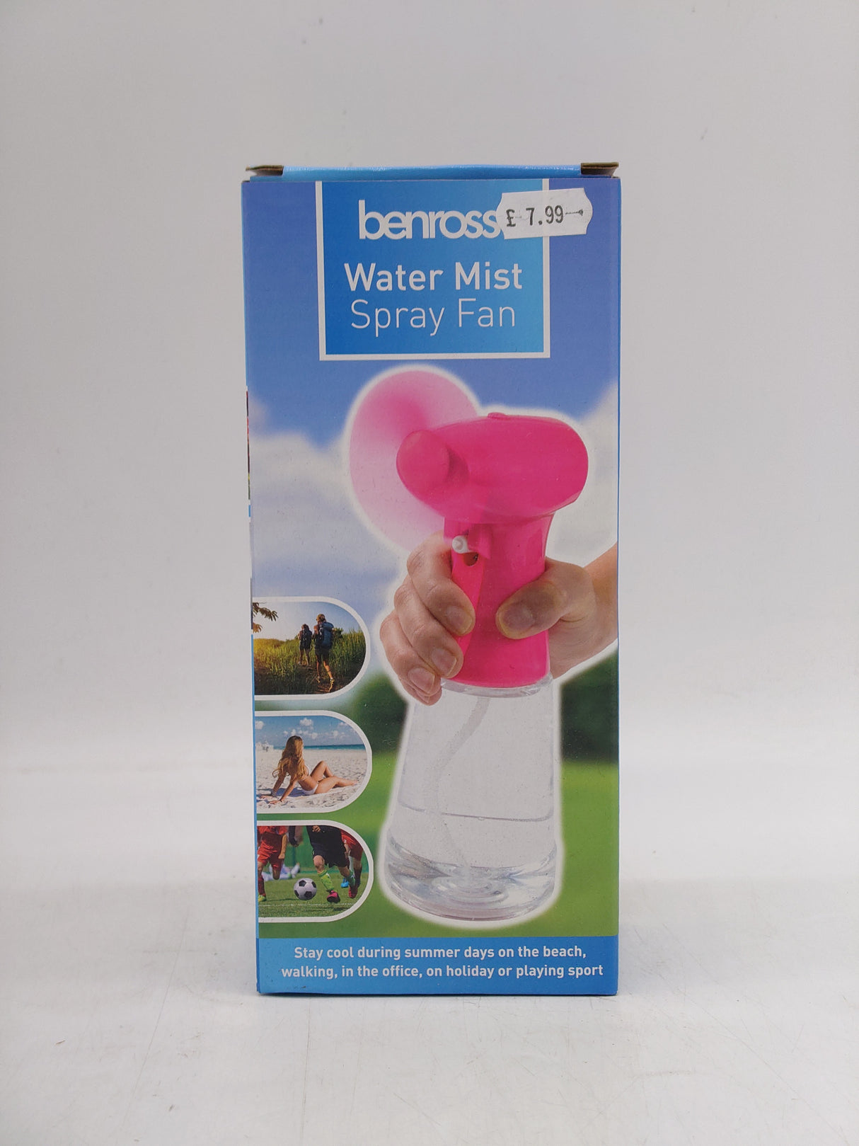 Benross water mist spray fan