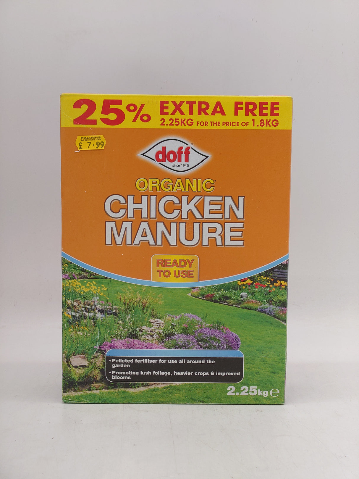 Doff organic chicken manure (2.25kg)