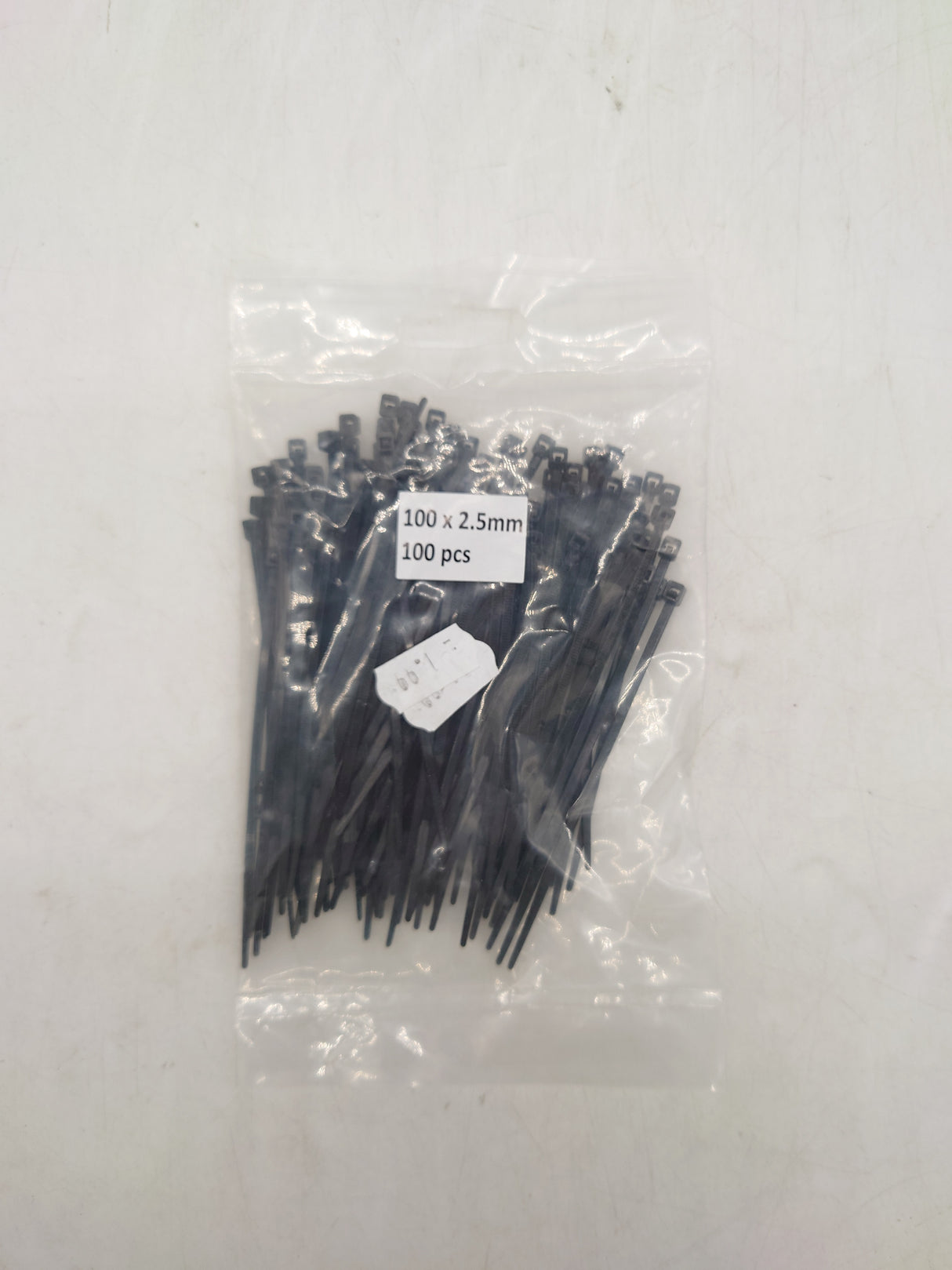 Cable ties - 100mm x 2.5mm black (100pk)