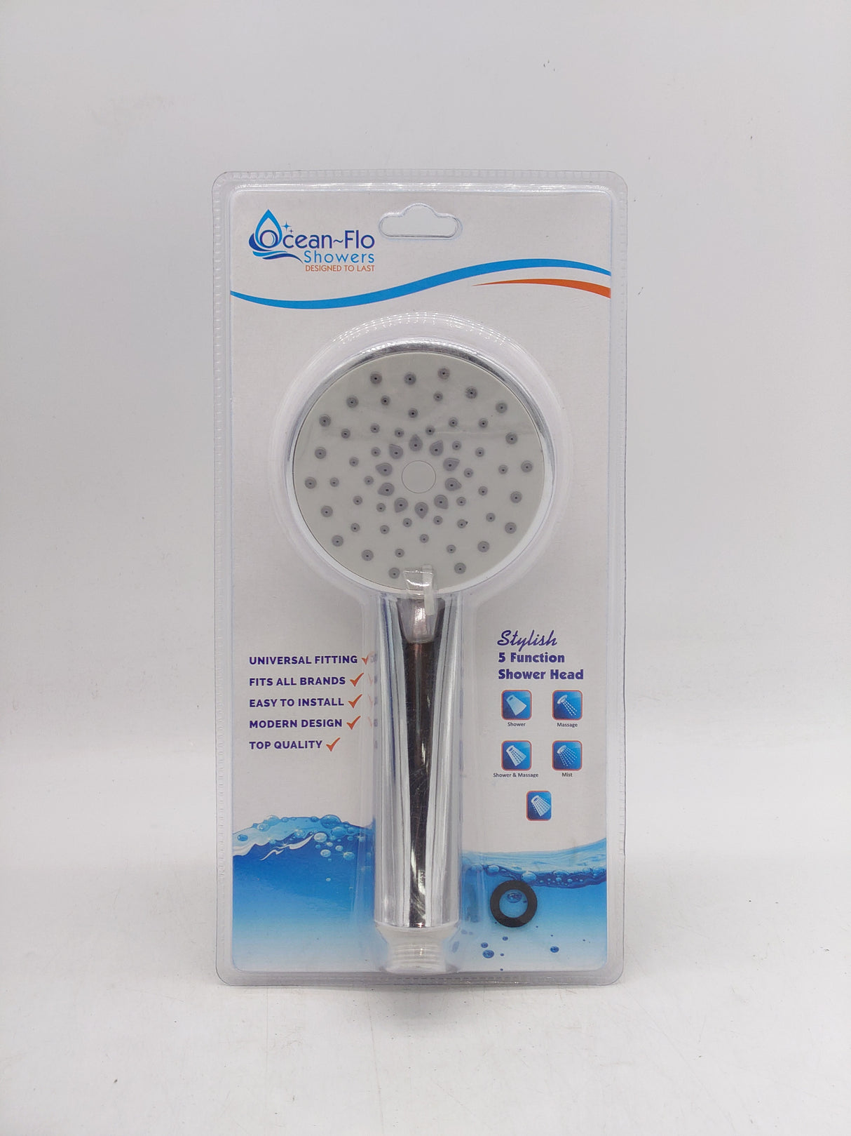 Ocean-flo shower head