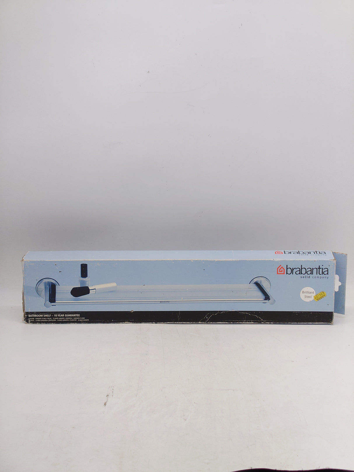 Brabantia steel bathroom shelf