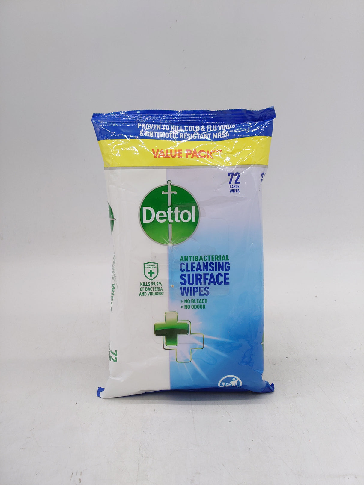 Dettol antibacterial cleansing surface wipes (72pk)