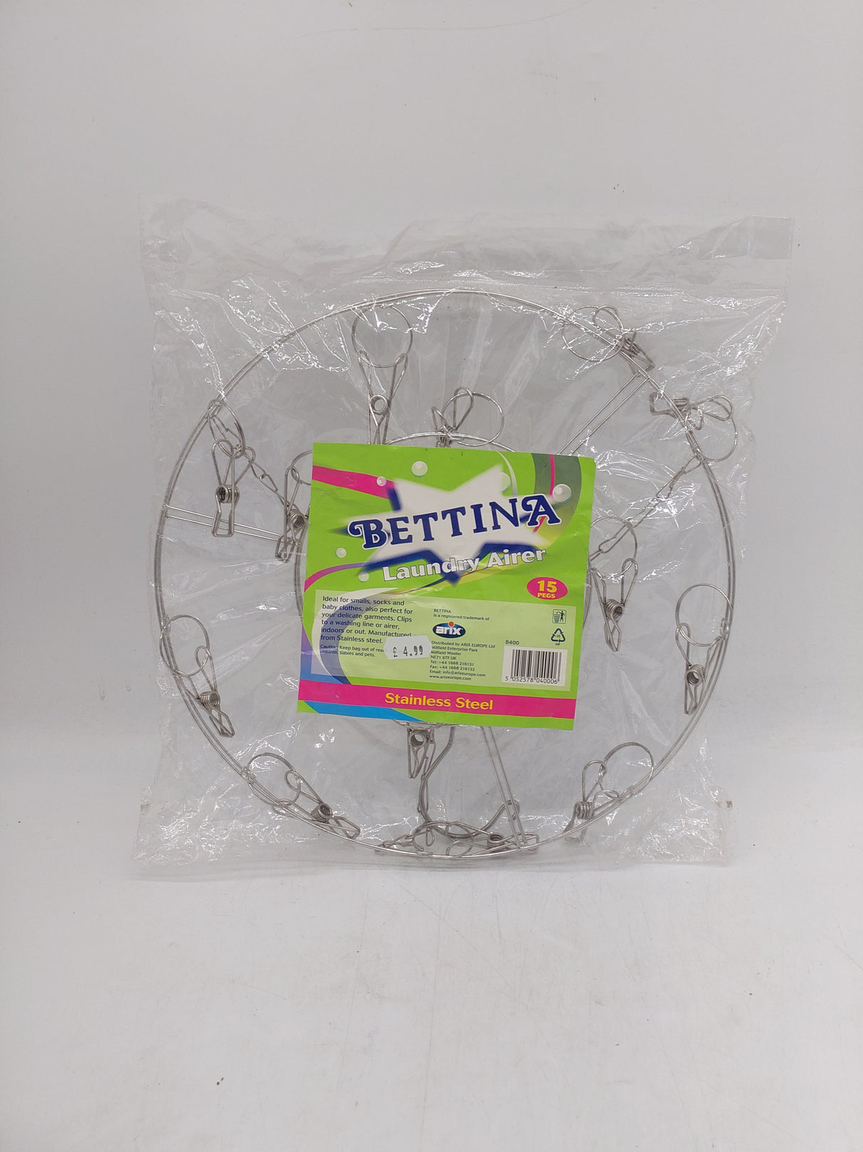 Bettina laundry airer (15 pegs)