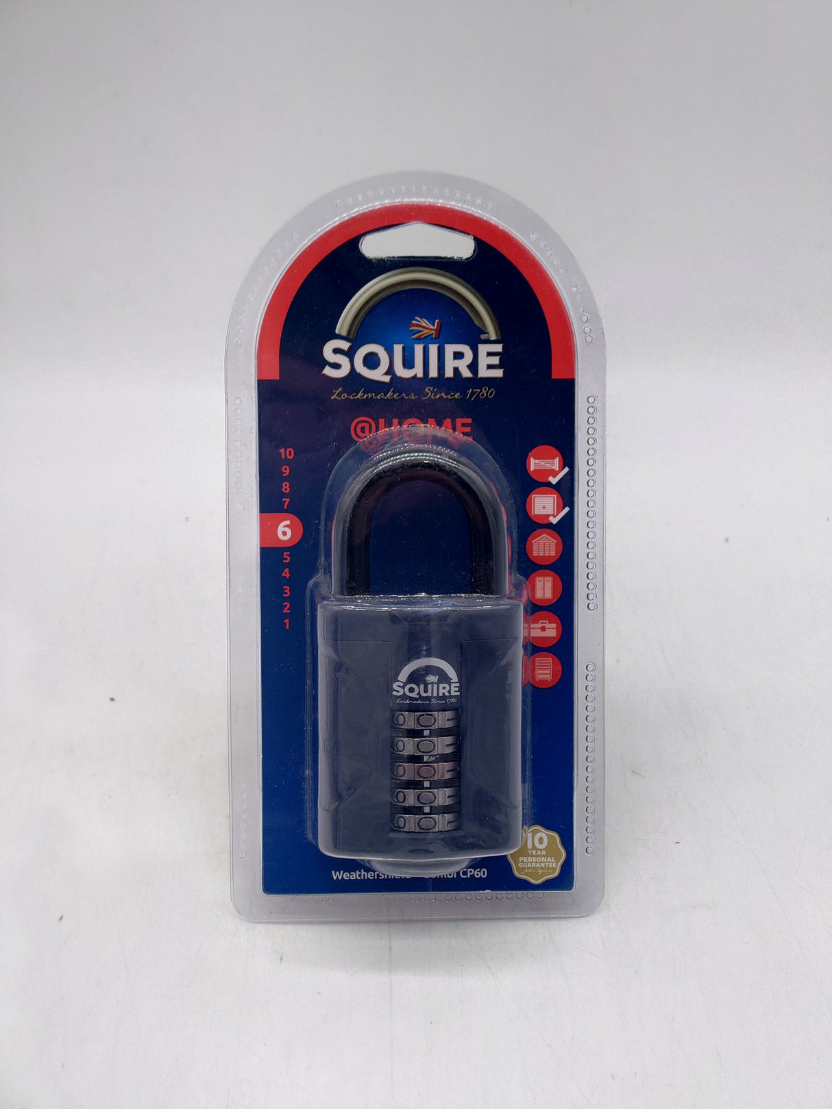 Squire weathershield Combi CP60 combination lock