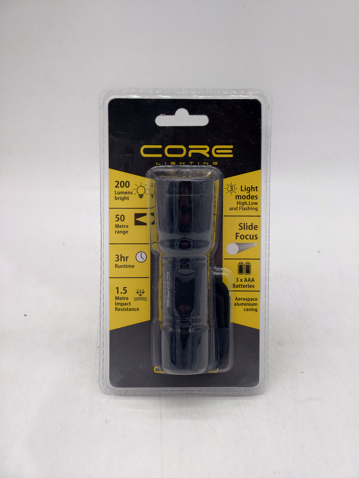 Core lighting 200 lumen LED torch