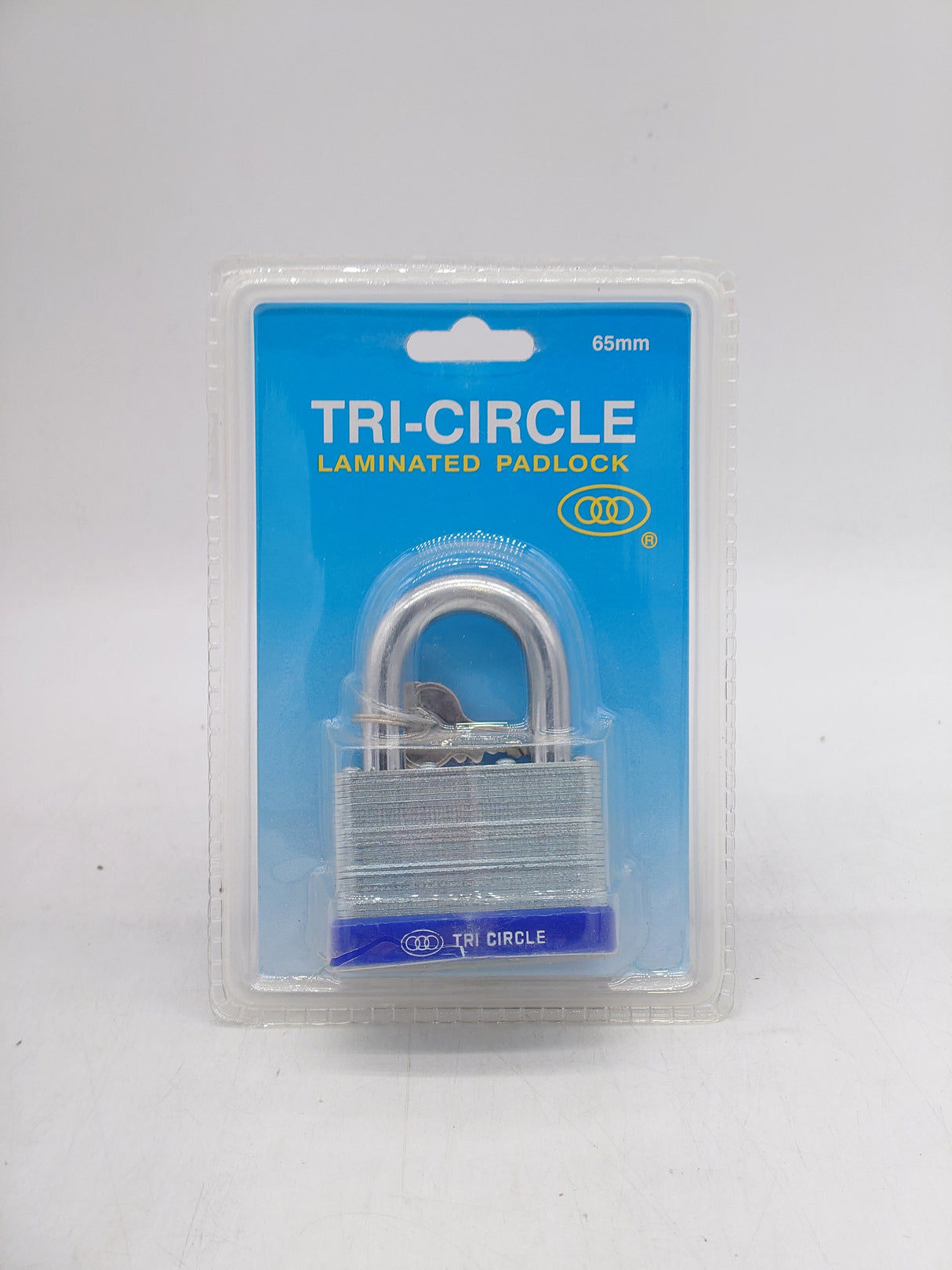 Tri-circle laminated padlock (65mm)