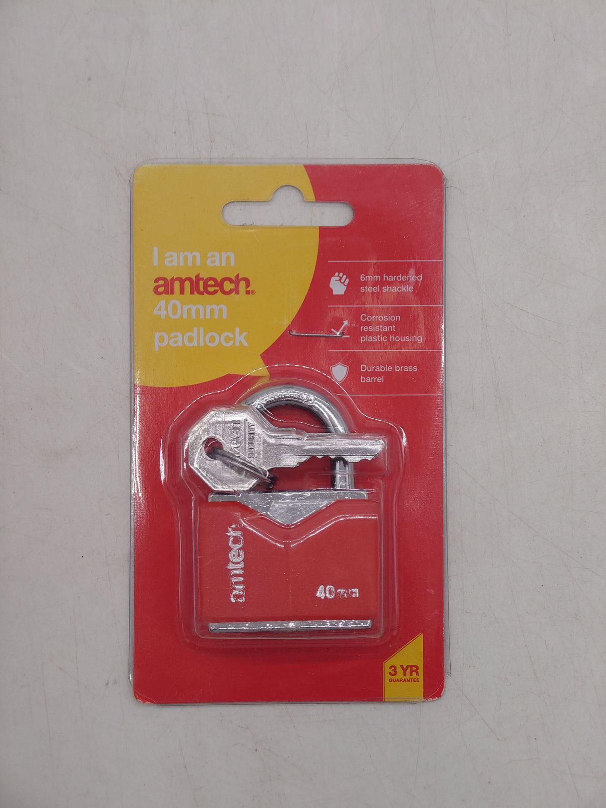 Amtech 40mm padlock