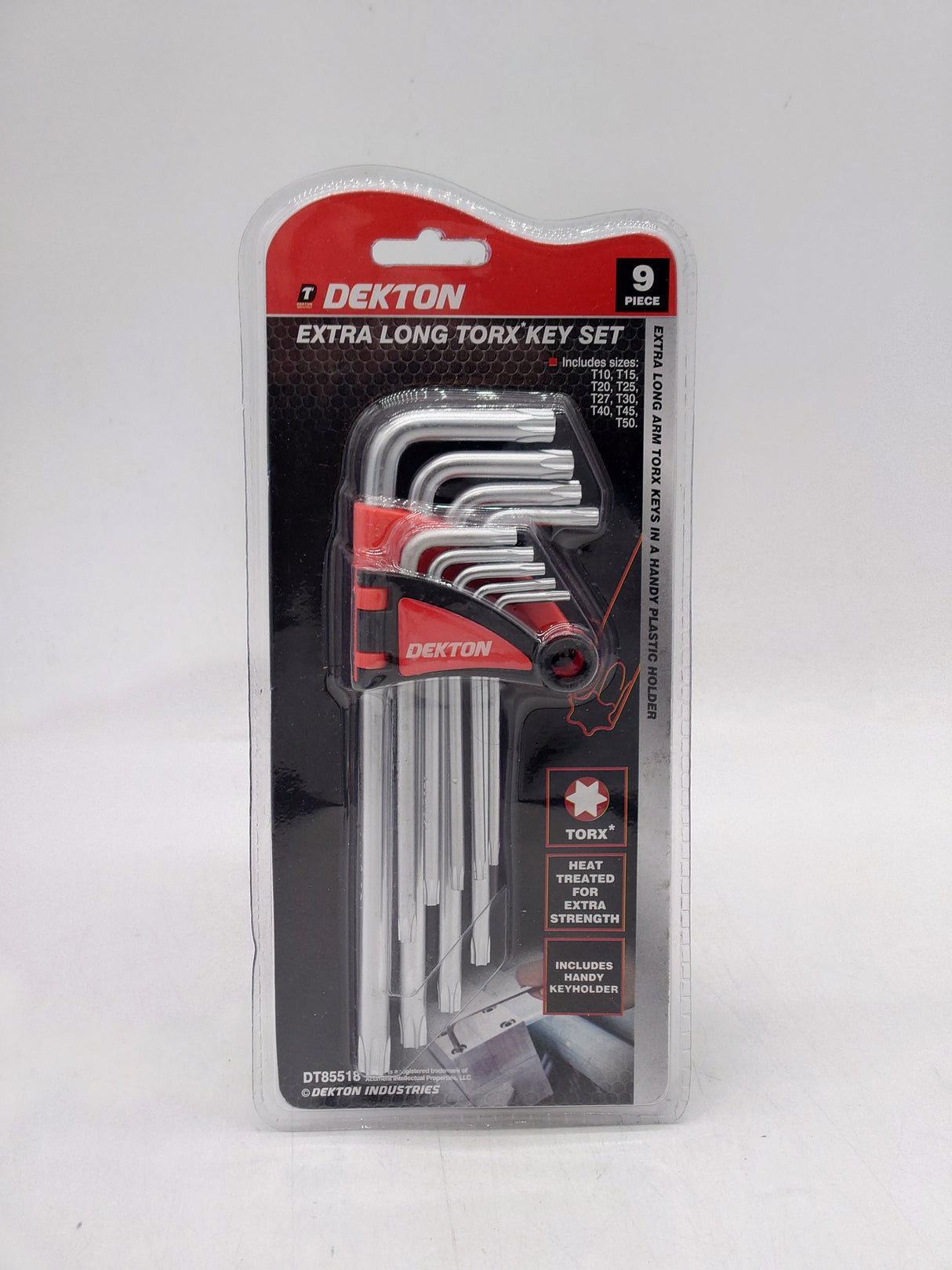 Dekton extra long Torx key set (9pc)