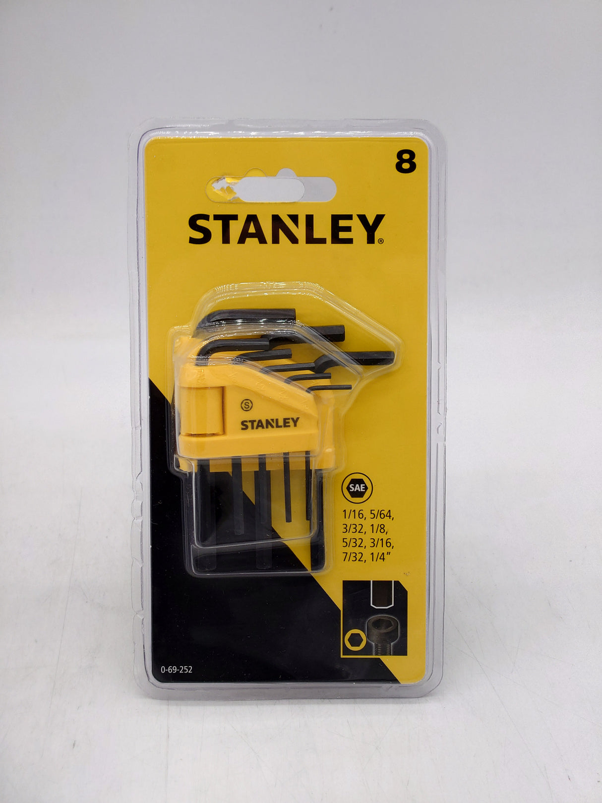 Stanley hex key set (8pc)