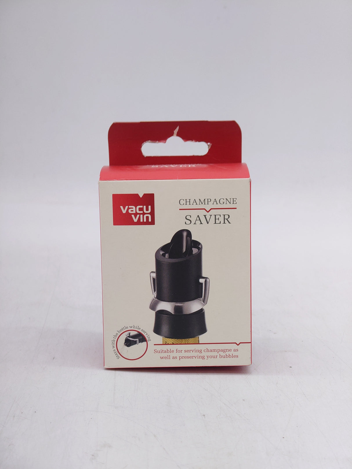 VacuVin champagne saver