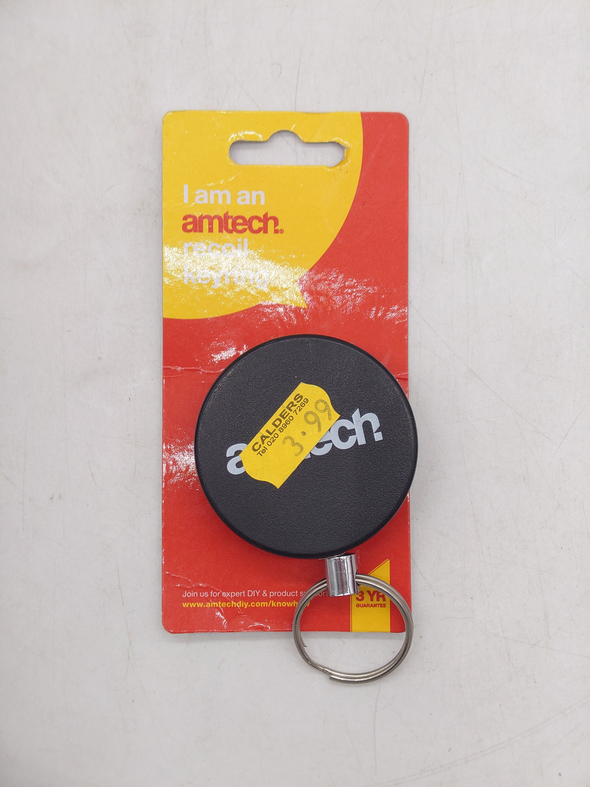 Amtech recoil keyring