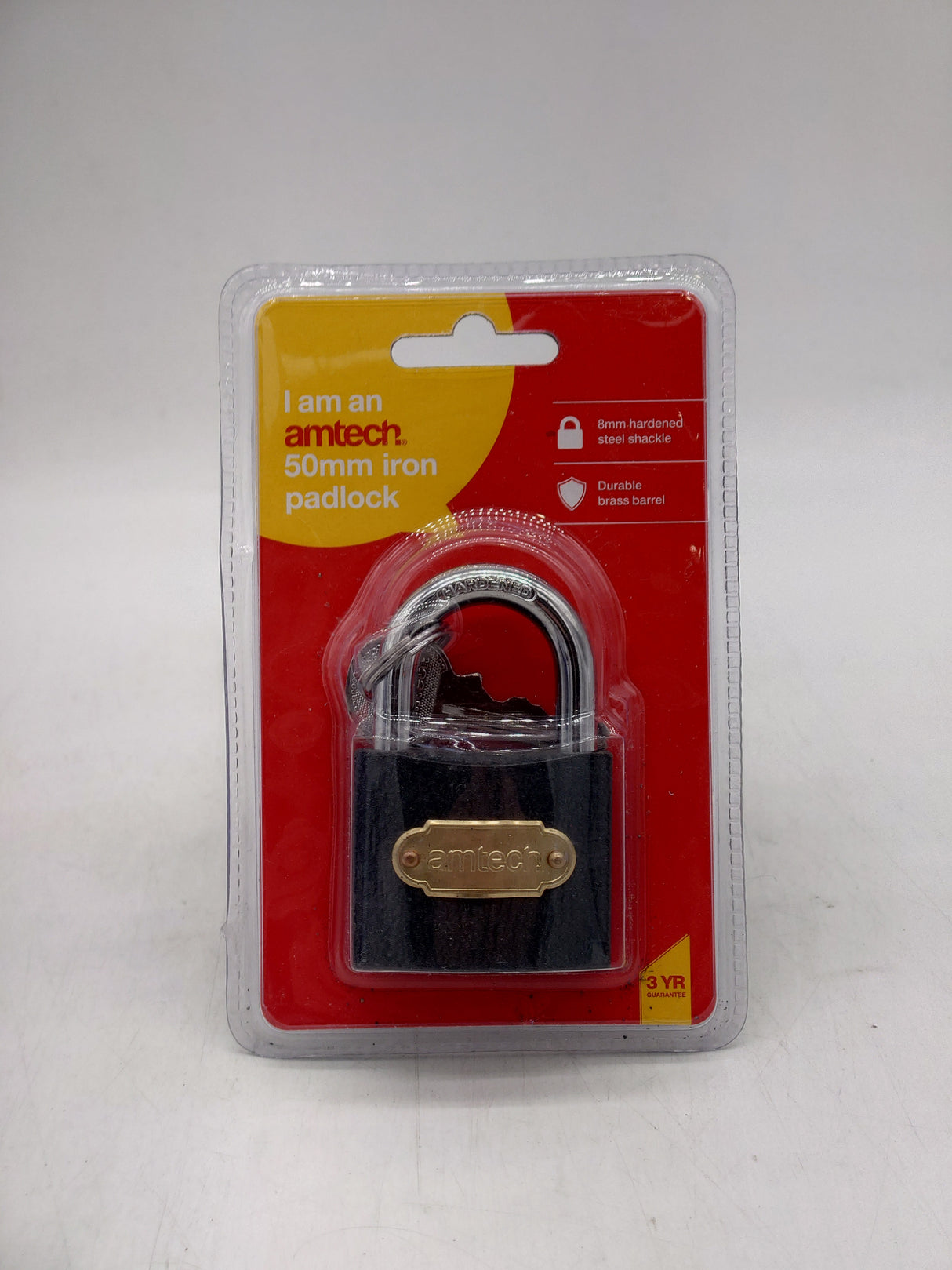 Amtech iron padlock (50mm)