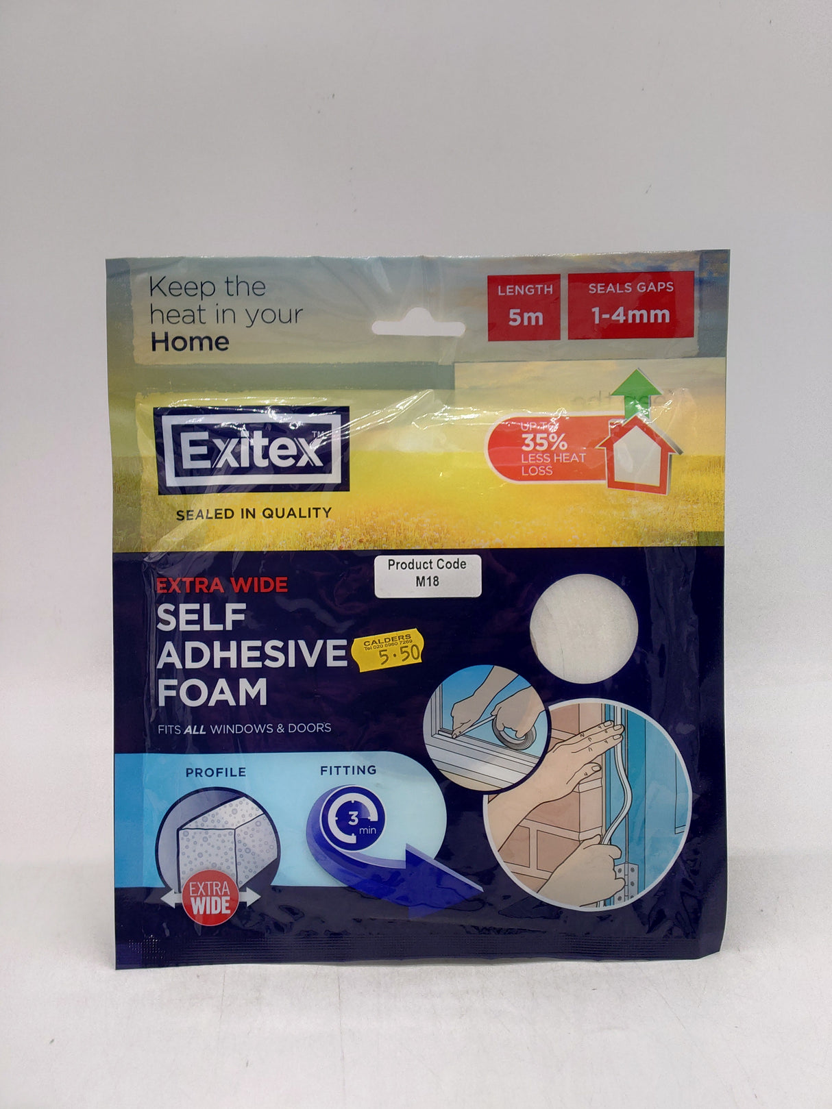 Exitex self adhesive foam (5m)