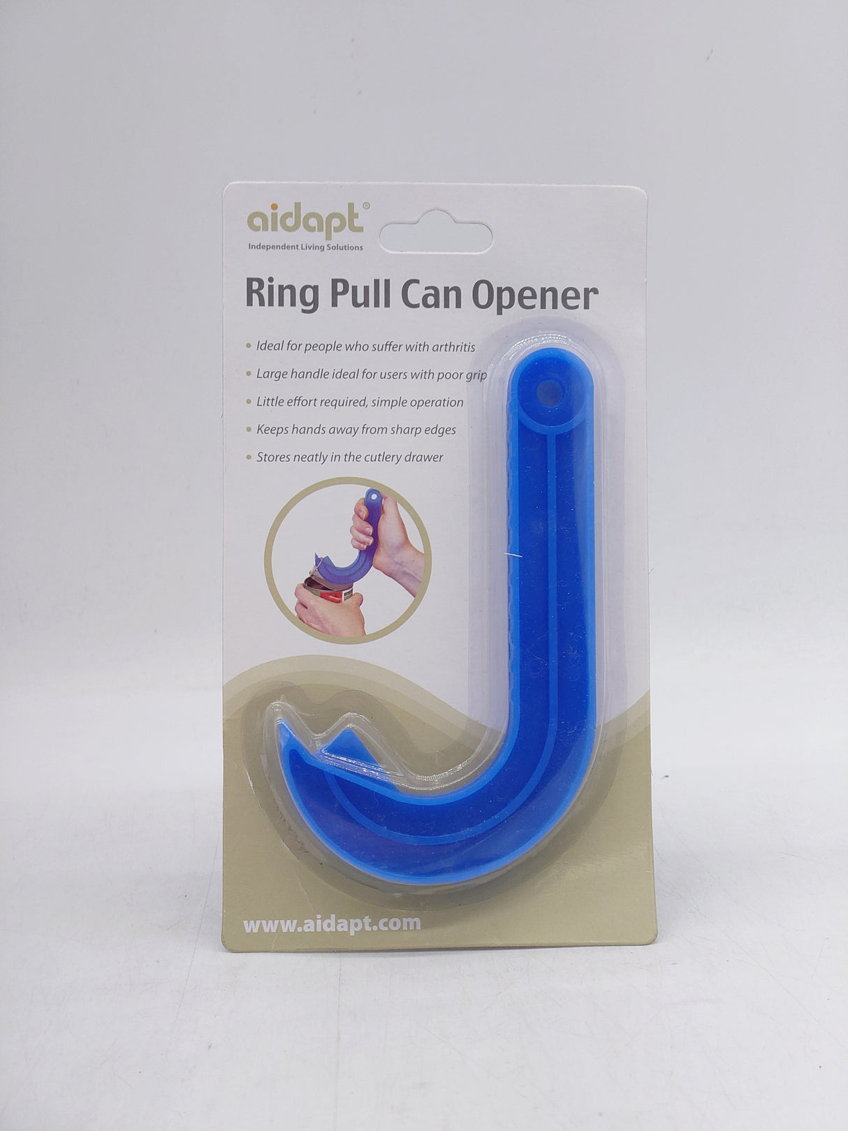 Aidapt ring pull can opener