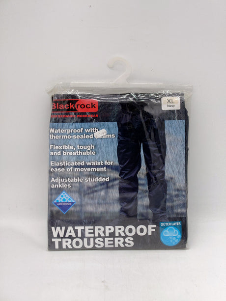 Blackrock waterproof trousers - navy (various sizes)