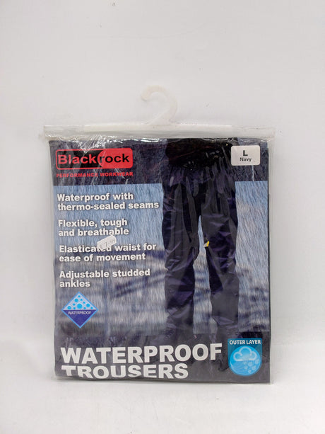 Blackrock waterproof trousers - navy (various sizes)