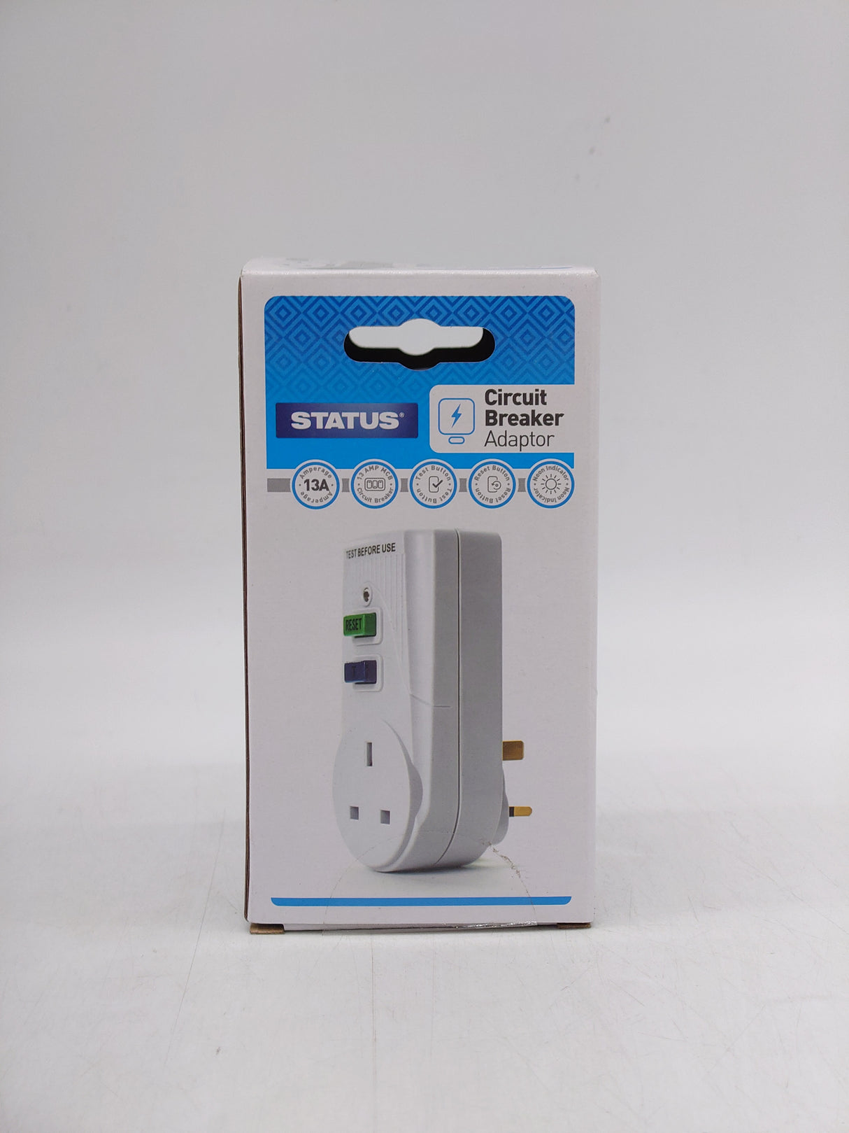 Status circuit breaker adaptor - white