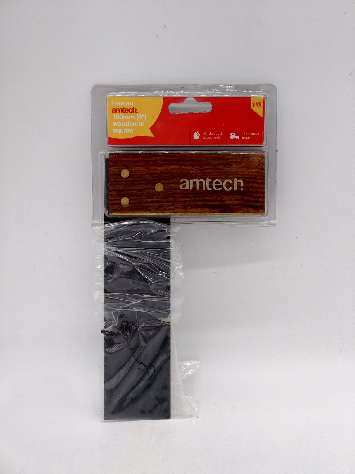 Amtech wooden tri square (150mm)