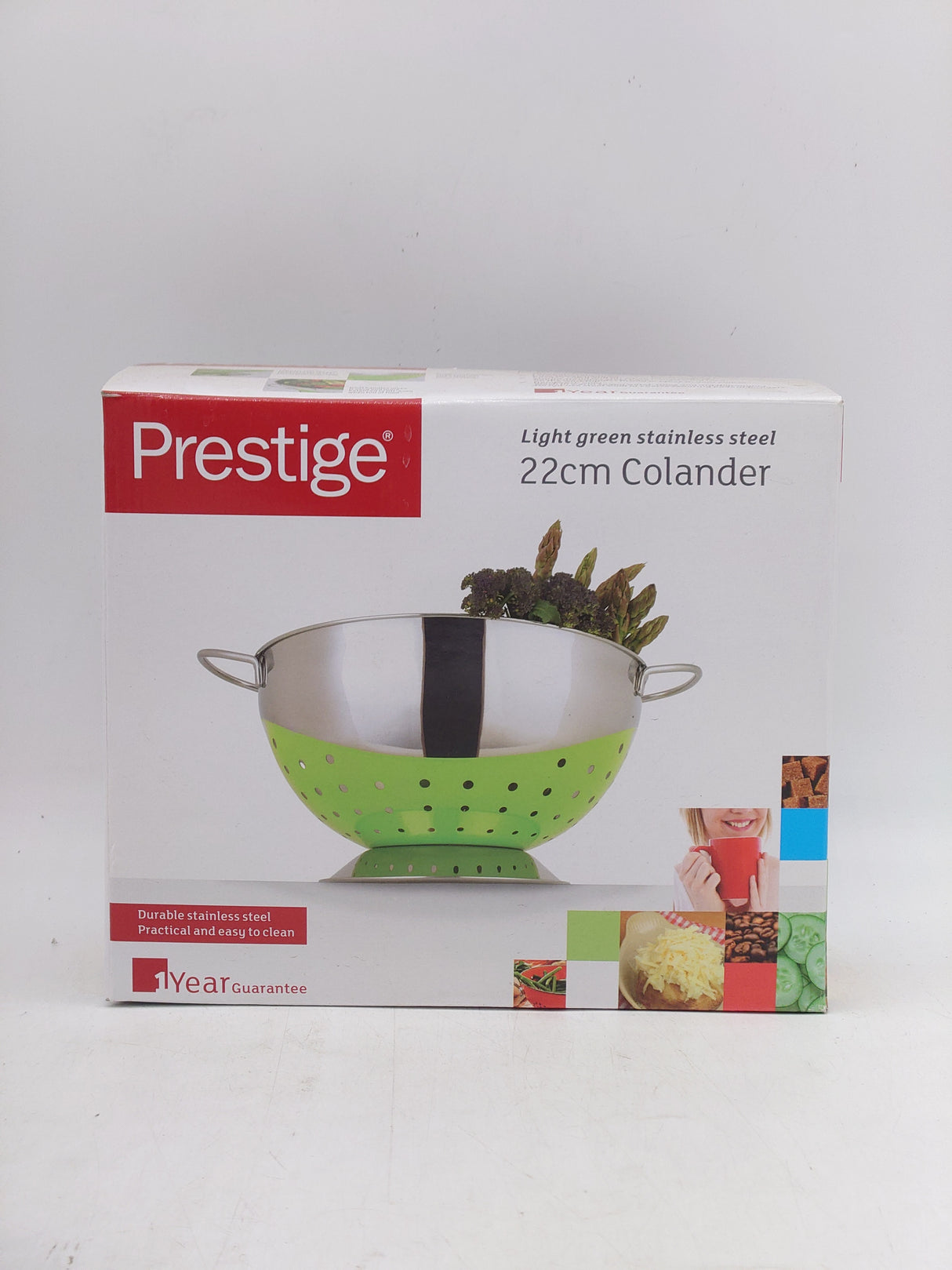 Prestige colander - light green stainless steel (22cm)