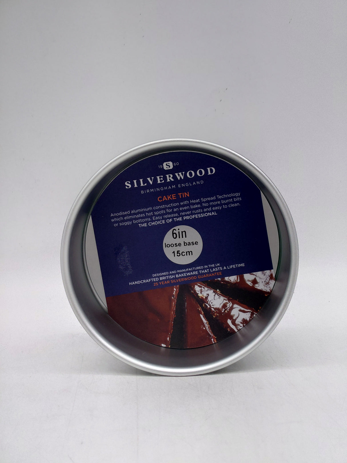 Silverwood round cake tin loose base - 6"