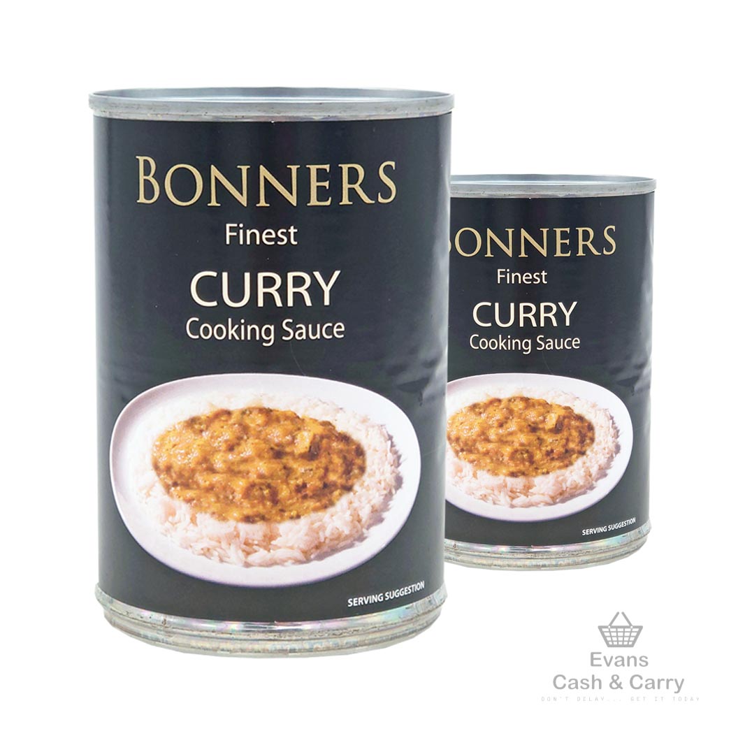 2x Bonners Curry Cooking Sauce (2x400g)