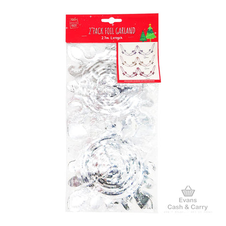 2 Pack Foil Garland 2.7m