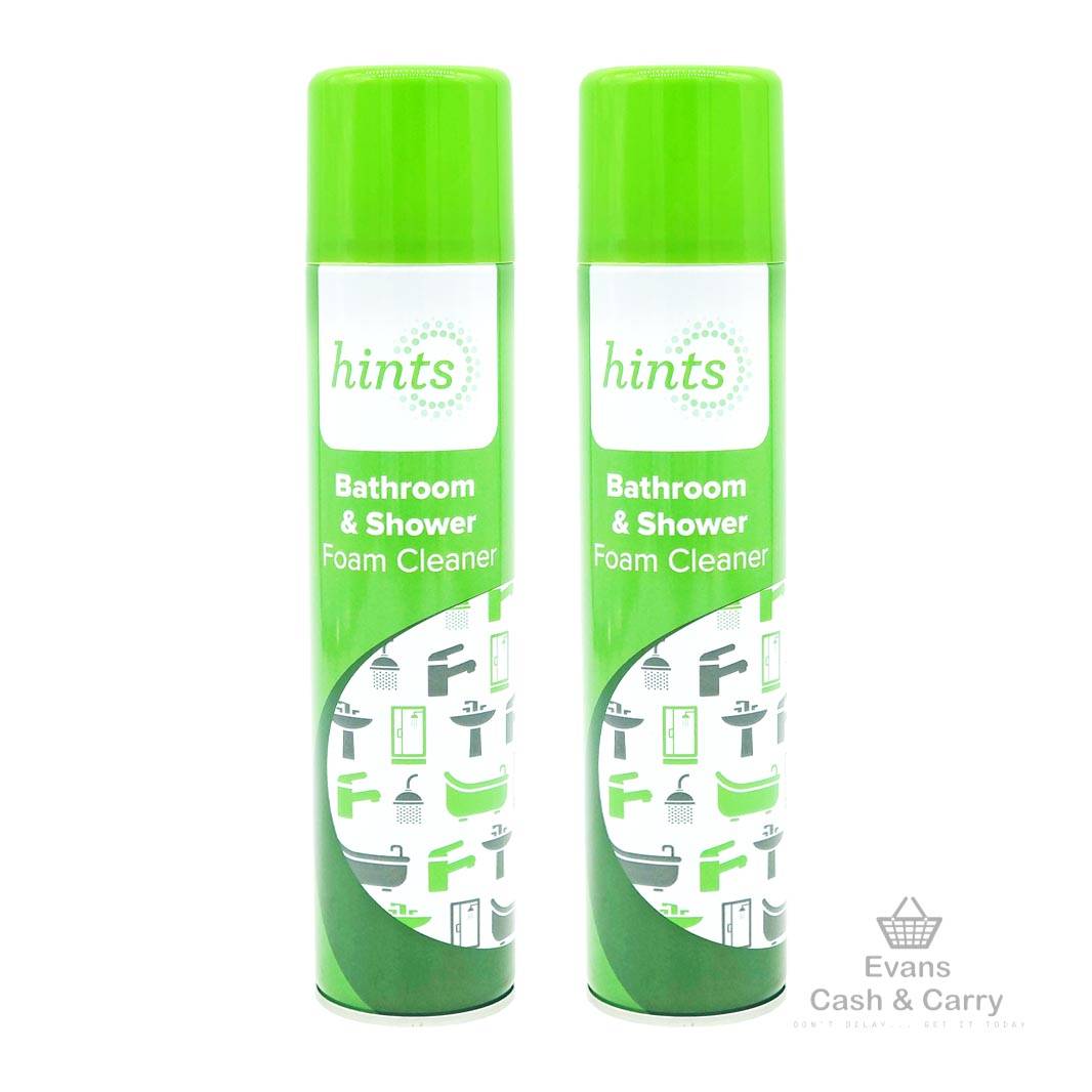 2x Hints Bathroom & Shower Foam Cleaner (300ml)