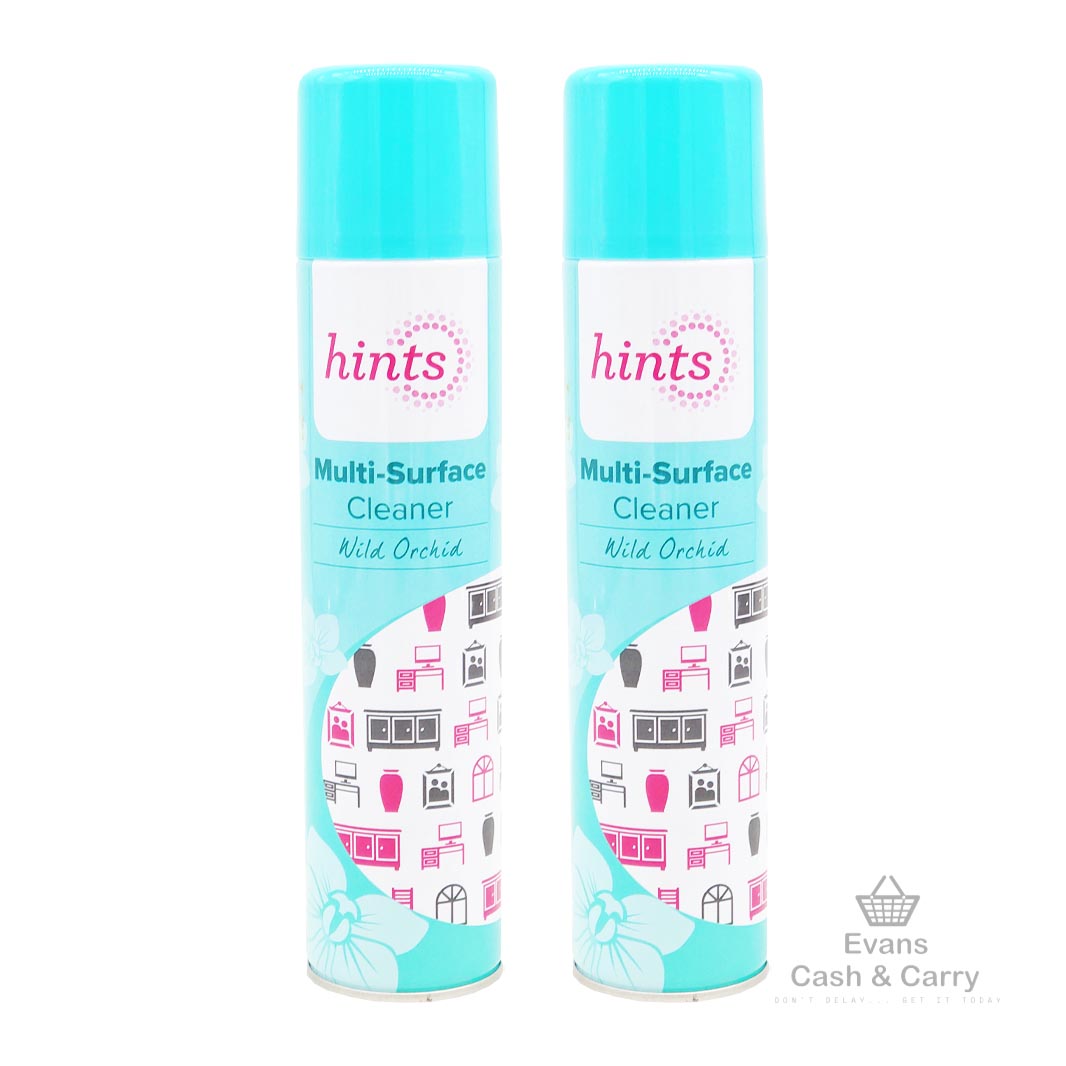 2x Hints Multi Surface Cleaner Wild Orchid Scent (300ml)