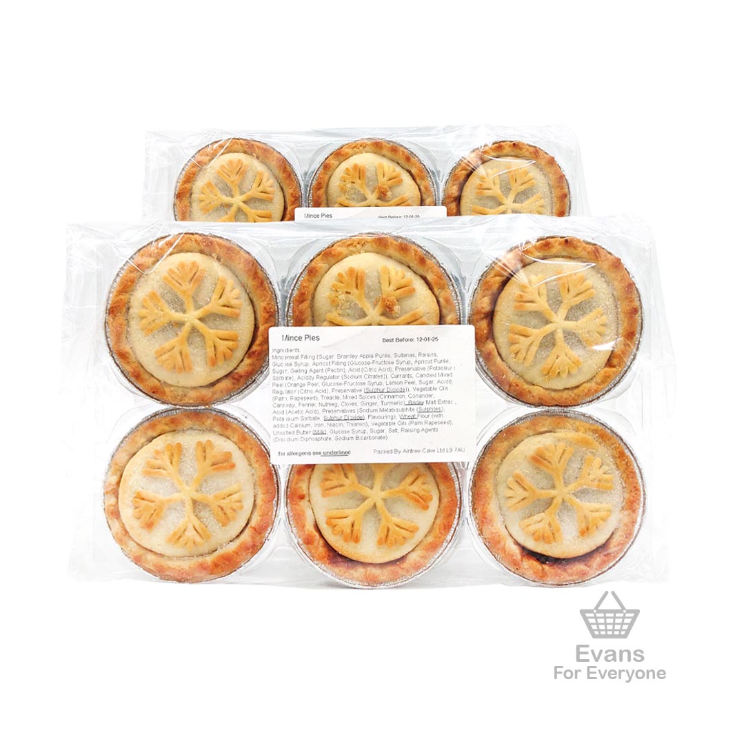 (BBE 12/01/25) 2x Mince Pies (2x6pk)