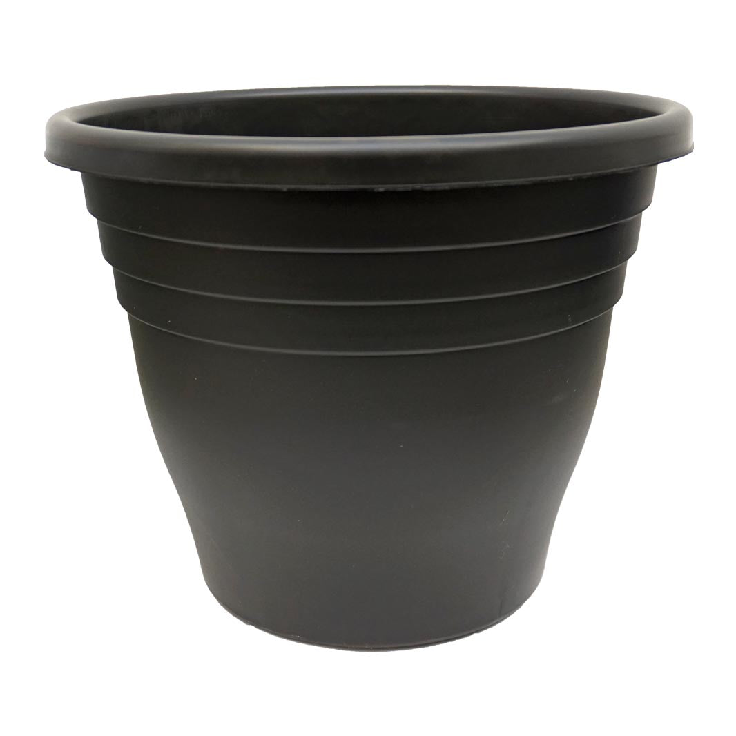 40cm Black Round Ascot Planter (NOT AVAILABLE FOR NATIONAL DELIVERY)