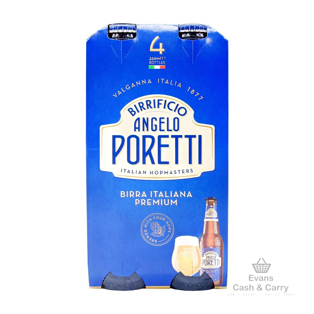 (BBE - 10/01/24) Angelo Poretti - Birra Italiana Premium (4x330ml)