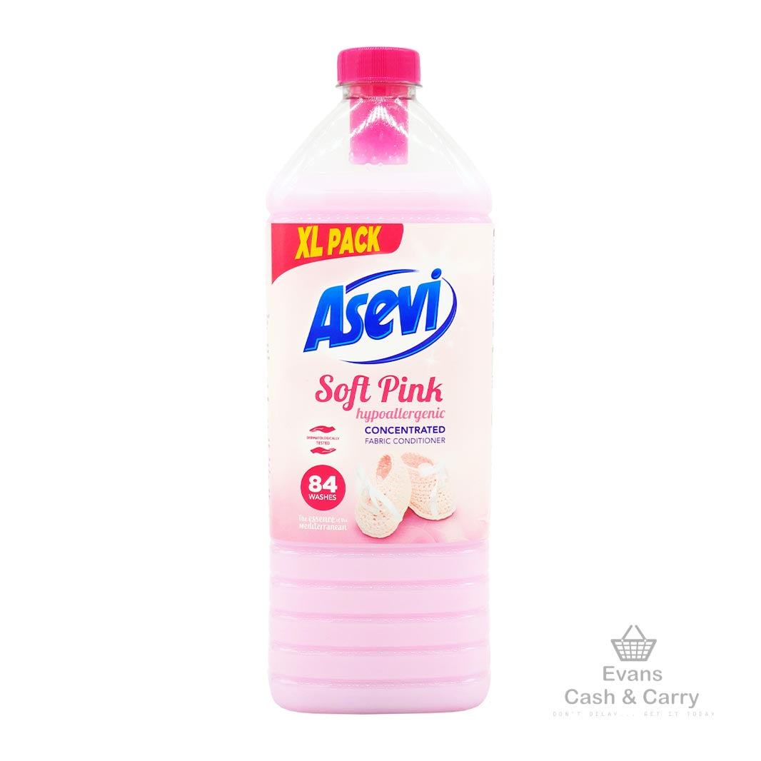 Asevi Concentrated Fabric Conditioner Soft Pink 84 wash (1932ml)