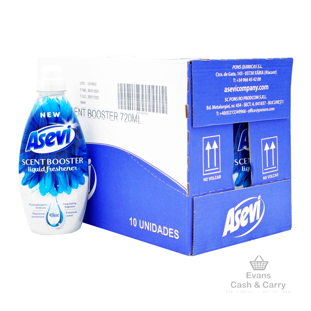 CASE of Asevi Blue Scent Booster (10x720ml)