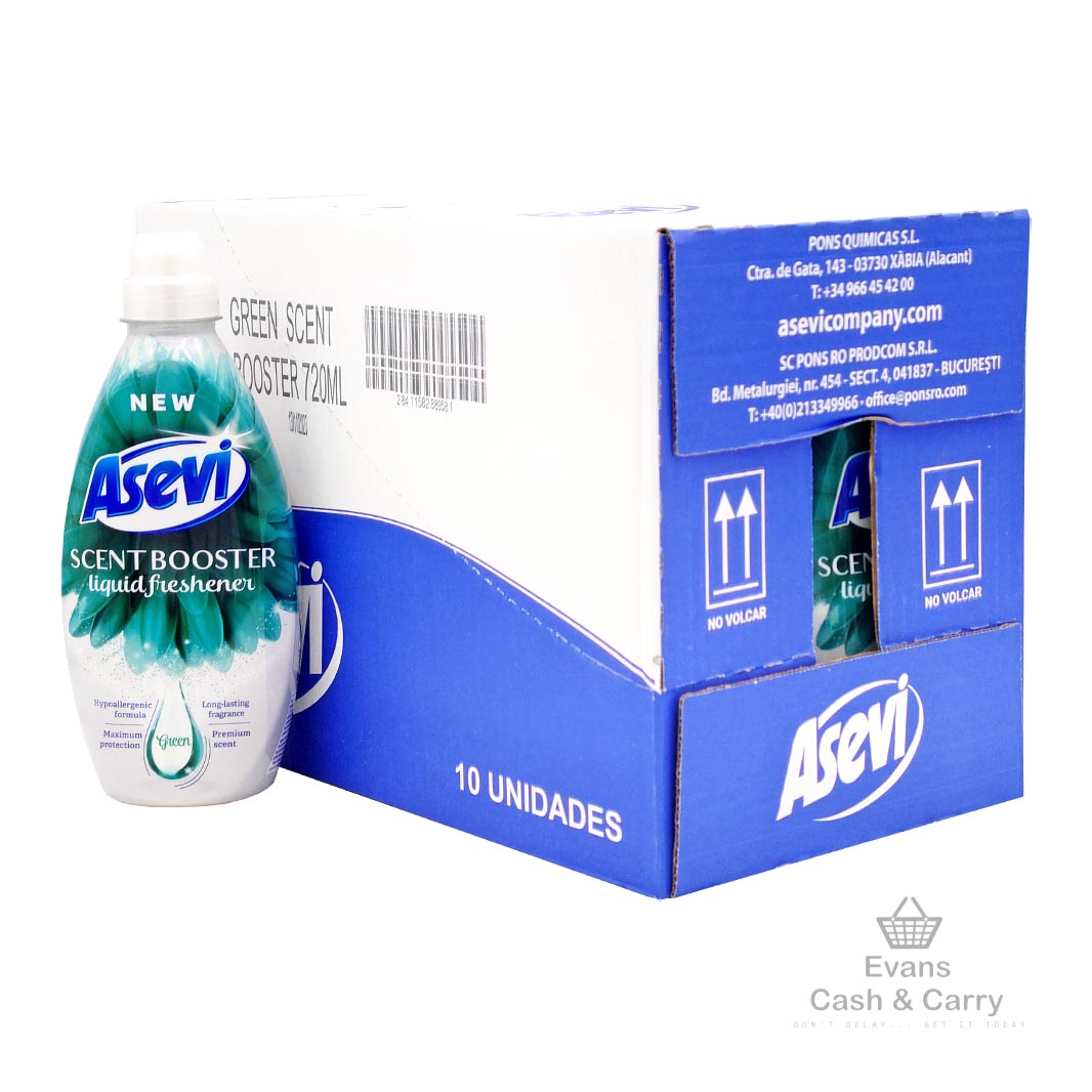 CASE of Asevi Green Scent Booster (10x720ml)