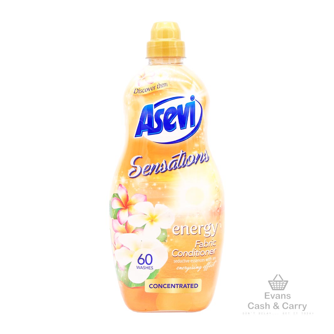 Asevi Sensations Energy Fabric Conditioner 60 wash (1320ml) (£3.50 each or 2 for £6.80)